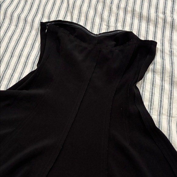 Norma Kamali Black Grace Strapless Mini Dress Size Small - Picture 11 of 13